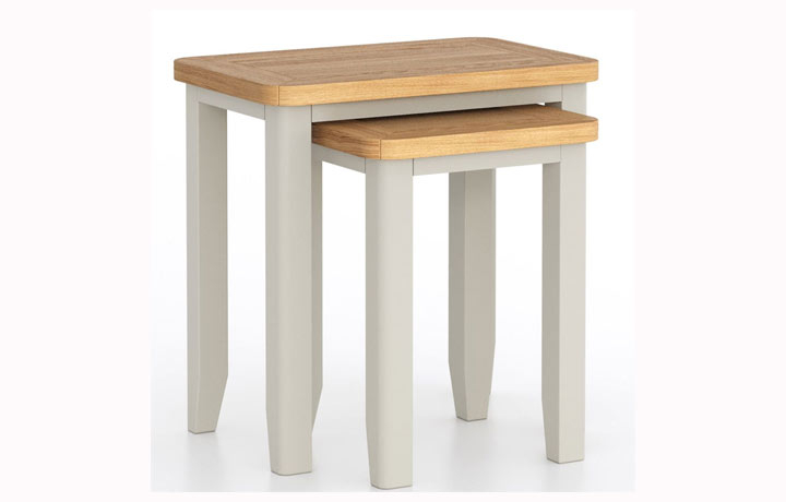 Newbury Painted Collection - Newbury Painted Nest of 2 Tables