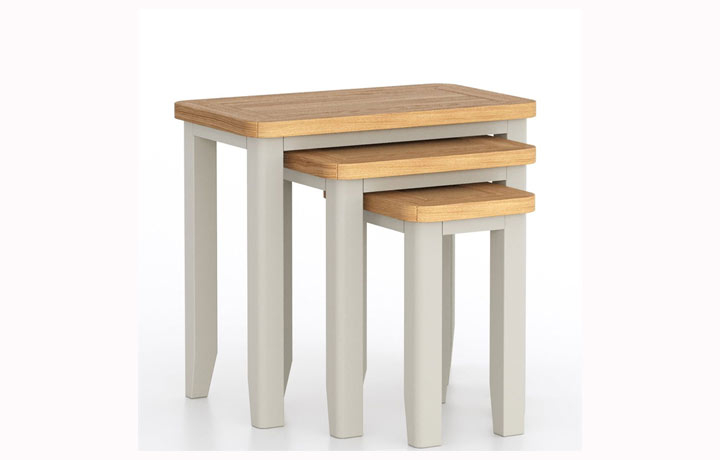 Newbury Painted Collection - Newbury Painted Nest of 3 Tables