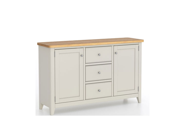 Newbury Painted Collection - Newbury Painted 2 Door 3 Drawer Sideboard