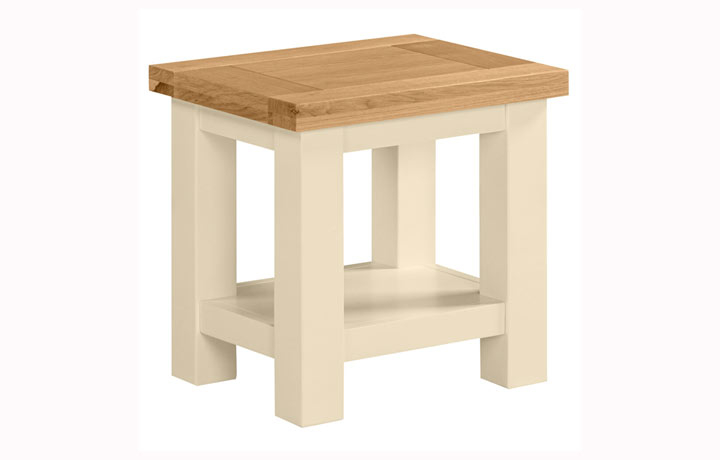 Lavenham Ivory, Moon Grey, White, Painted Furniture Collection - Lavenham Painted Lamp Table 
