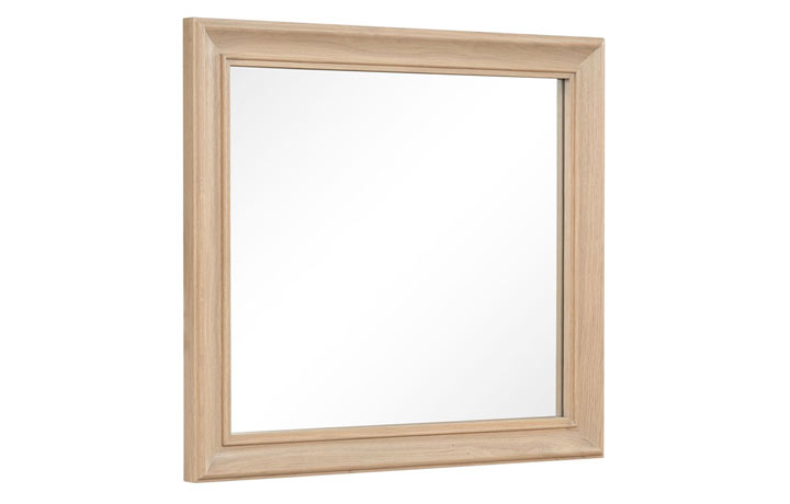 Melford Whitewash Oak Collection - Melford Oak Wall Mirror