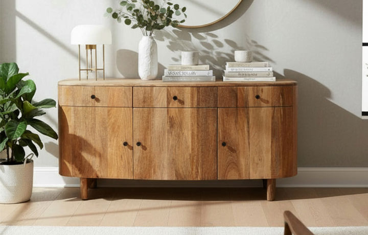 Amra Mango Collection - Amra Mango 3 Door Sideboard