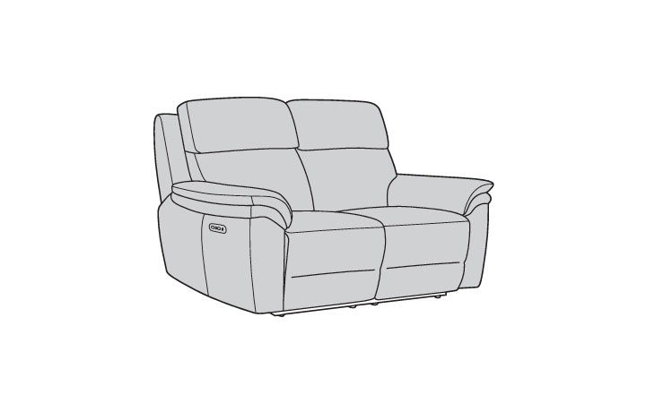  2 Seater Sofas - Orlando 2 Seater Sofa Power Recliner