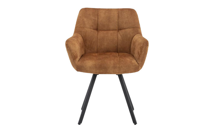 Otto Upholstered Dining Chair - Otto Dining Chair Rust
