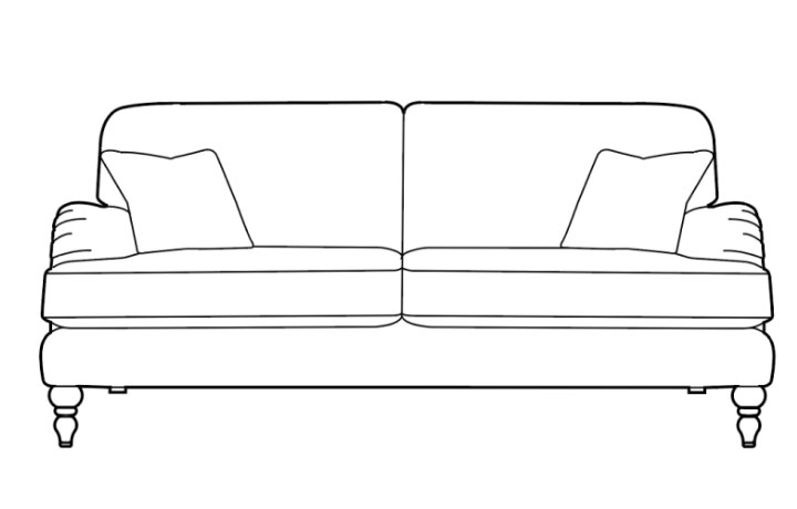 Rosa Sofa Collection - Rosa Medium Sofa