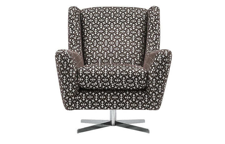 Otis Fabric & Leather Collection - Otis Accent Swivel Chair