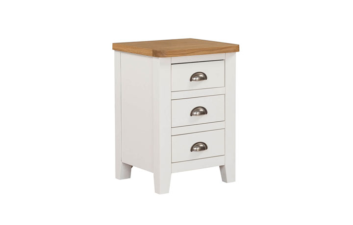 Maldon Painted Cashmere Collection - Maldon Painted 3 Drawer Bedside