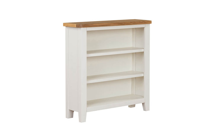 Painted Bookcases - Maldon Painted Low Wide Bookcase