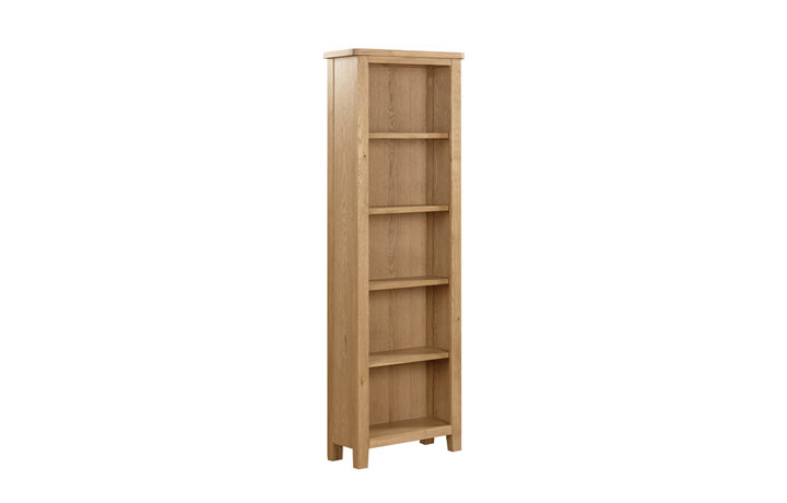 Maldon Oak Collection - Maldon Oak Tall Bookcase