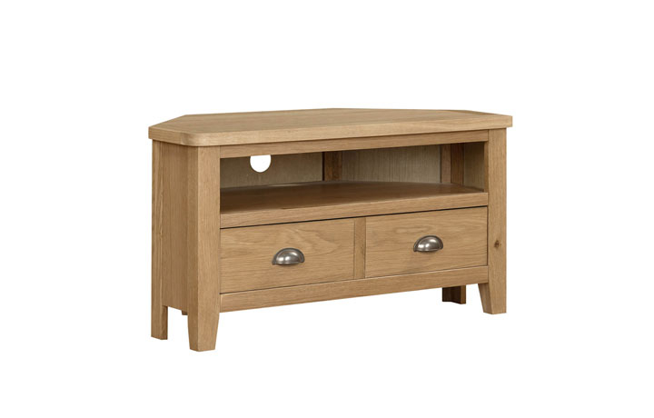 Maldon Oak Collection - Maldon Oak Tv Corner Unit