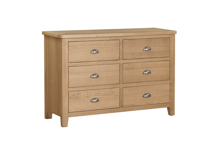 Maldon Oak Collection - Maldon Oak 6 Drawer Chest