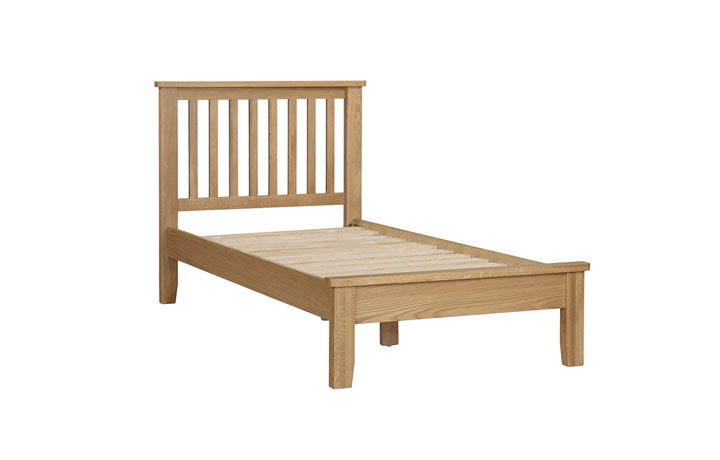 3ft Single Hardwood Bed Frames - Maldon Oak 3ft Bed Frame