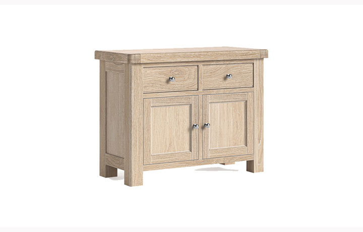 Kensington Whitewash Oak Collection - Kensington Whitewash Oak Small Sideboard