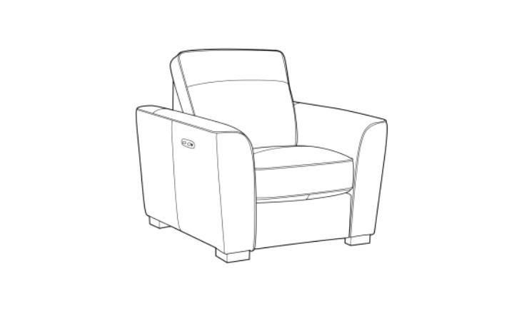 Chair, Sofas, Sofa Beds & Corner Suites - Ballissimo Arm Chair Power Recliner 