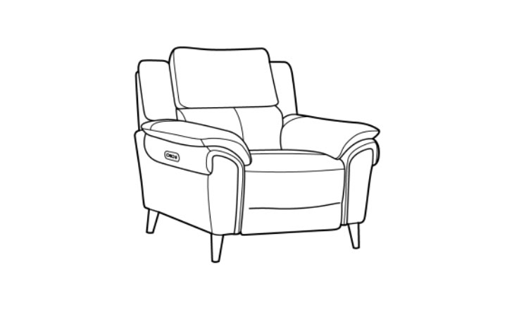 Valetta Sofa Collection - Valetta Arm Chair Power Recliner