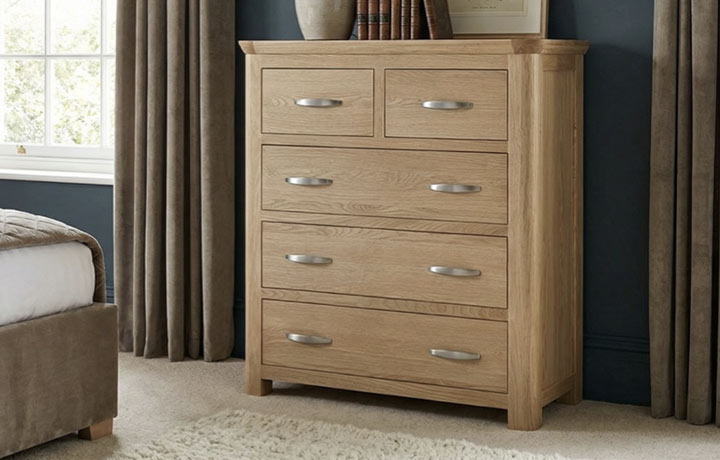 Delamere Oak Collection - Delamere Oak 2 Over 3 Chest