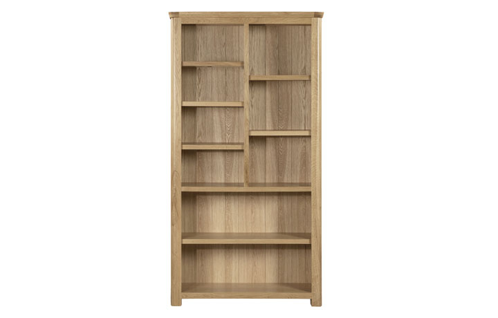 Delamere Oak Collection - Delamere Oak High Bookcase