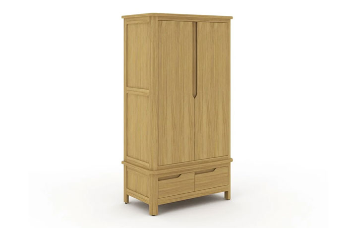 Healey Oak Collection - Healey Oak Double Wardrobe
