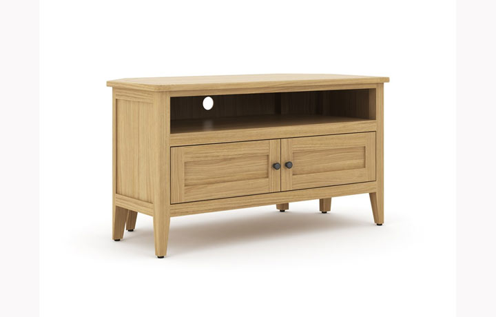 Hanson Oak Collection - Hanson Oak Corner TV Unit