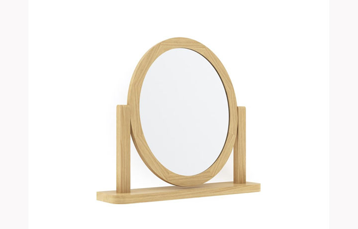 Hanson Oak Collection - Hanson Oak Oval Mirror