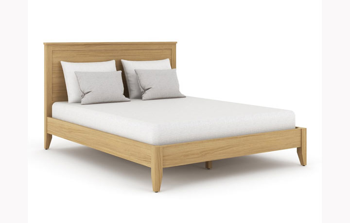 Hanson Oak Collection - Hanson Oak 150cm King Bed