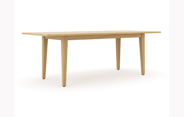 Hanson Oak Collection - Hanson Oak 180-220cm Extending Dining Table