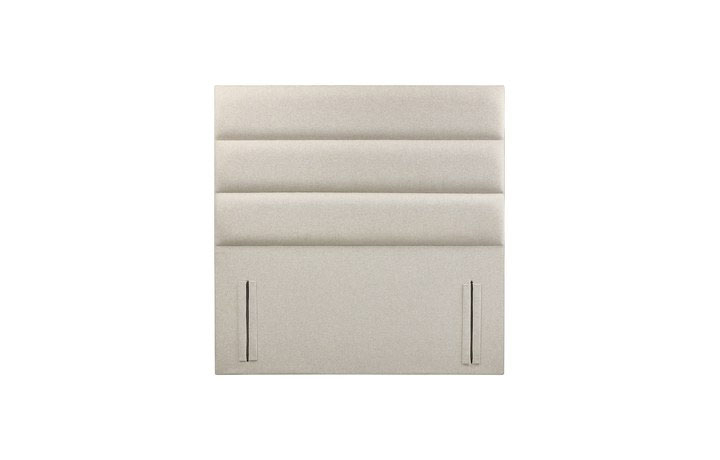4ft6 Double Upholstered & Wood Headboards - 4ft6 Stripe Horizontal Panel 54" Floor Standing Headboard