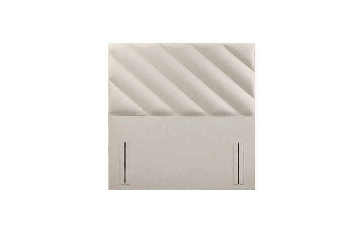 4ft6 Double Upholstered & Wood Headboards - 4ft6 Diagonal 54" Floor Standing Headboard