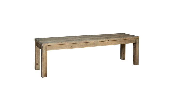 Carlton Reclaimed Pine Collection - Carlton Reclaimed Pine Large Dining Bench