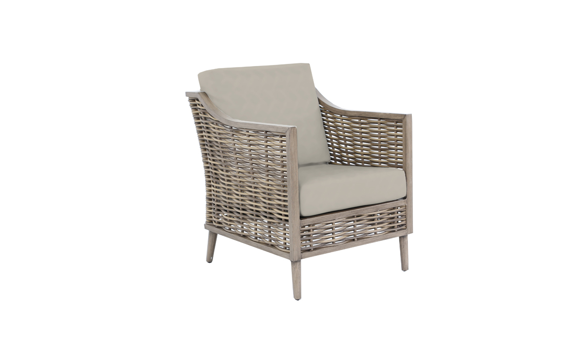 Daro - Langley Outdoor Collection - Langley Lounging Chair - Natural