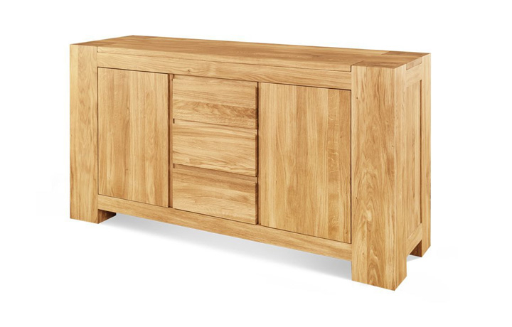 Majestic Oak Furniture Range - Majestic Solid Oak 220cm Sideboard 