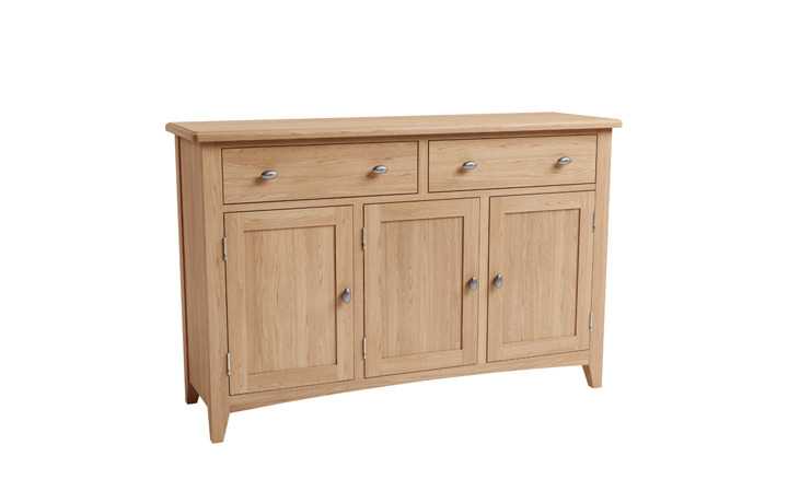 Sideboards & Cabinets - Columbus Oak 3 Door Sideboard