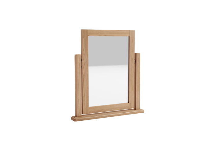 Columbus Oak Furniture Range - Columbus Oak Trinket Mirror
