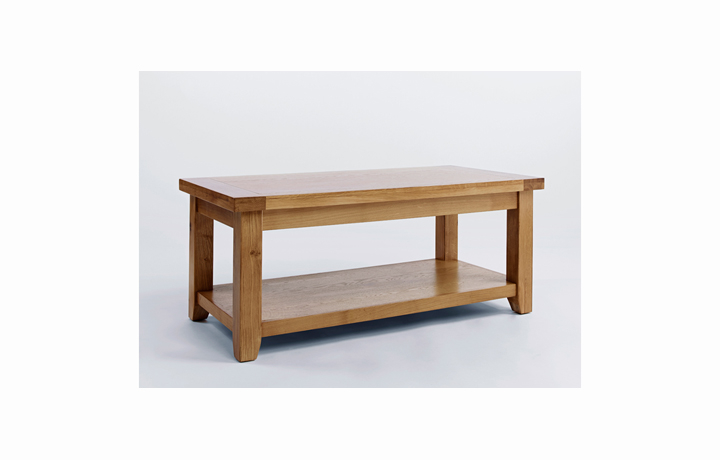 Toulouse Oak Furniture Range  - Toulouse Oak Large Coffee Table