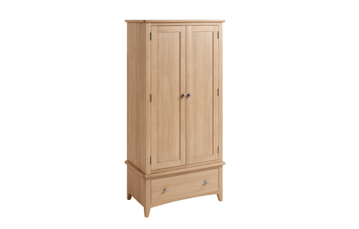 Wardrobes - Columbus Oak Gents Wardrobe 