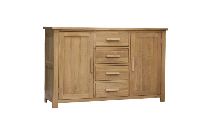 Oak Sideboards - Toulouse Solid Oak Large Sideboard