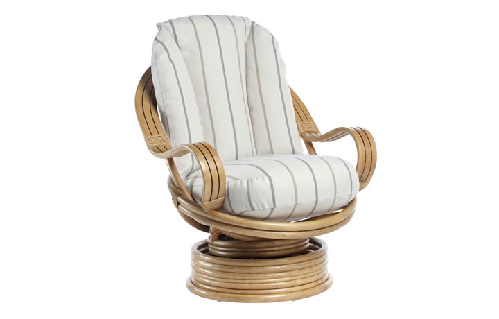 Sherwood Range in Natural Wash - Sherwood Deluxe Swivel Rocker Chair