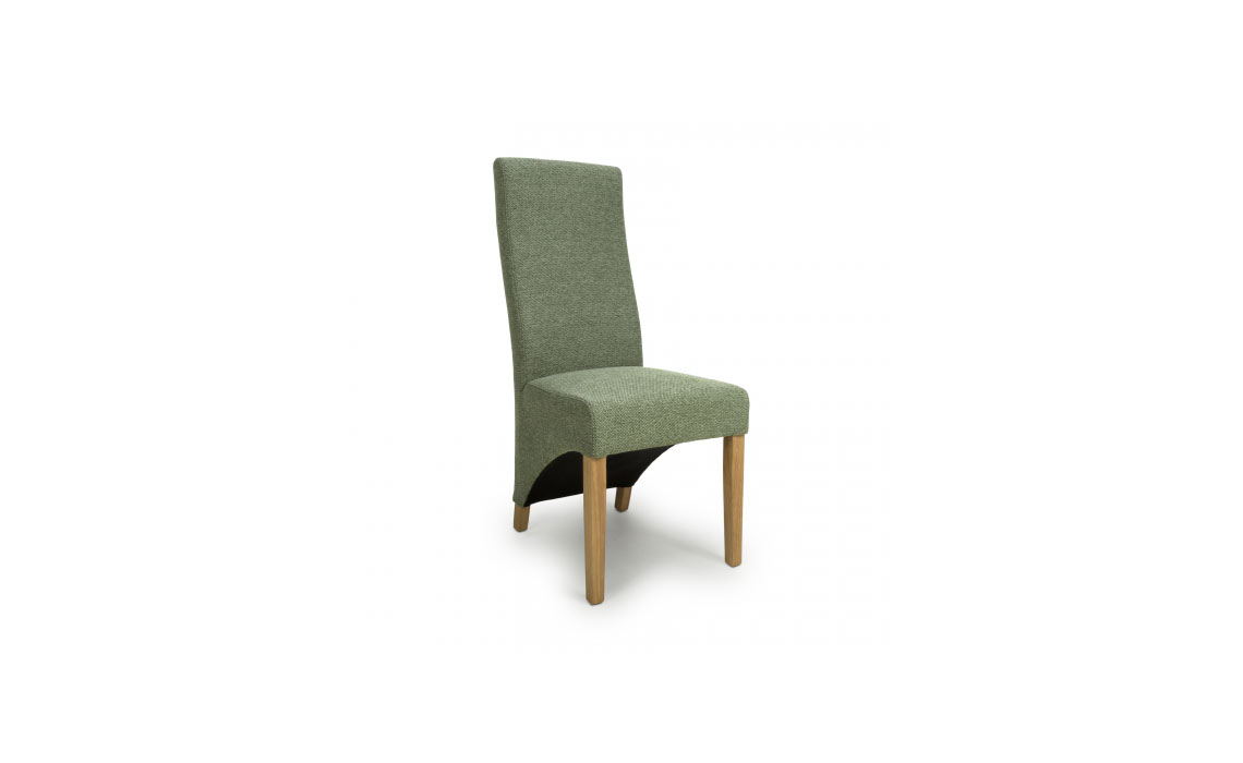 Baxter Upholstered Chairs - Baxter Weave Green Dining Chair