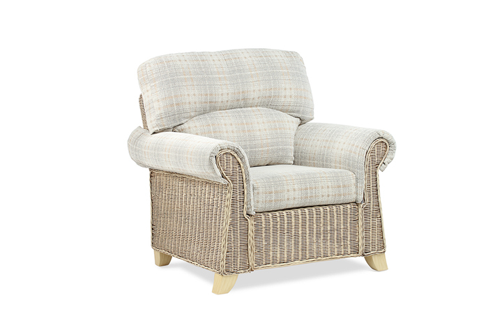 Charlton Cane Range in Natural Wash - Charlton Cane Armchair