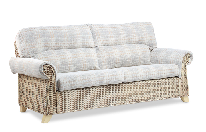 Charlton Cane Range in Natural Wash - Charlton 3 Seat Cane Sofa