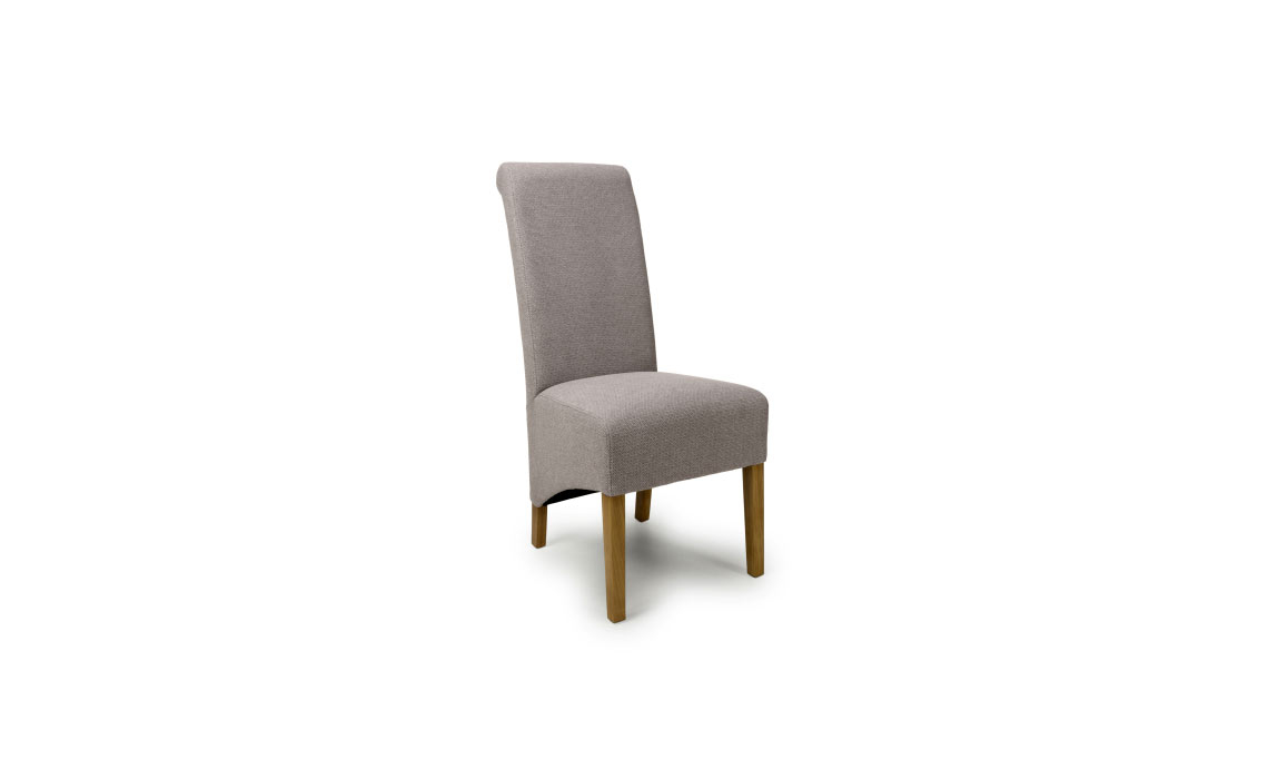 Krista Upholstered Chairs - Krista Weave Mocha Dining Chair