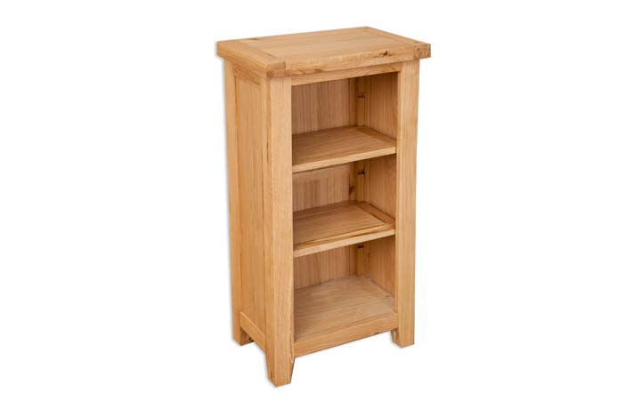 Bookcases - Windsor Natural Oak Small Bookcase / DVD Rack