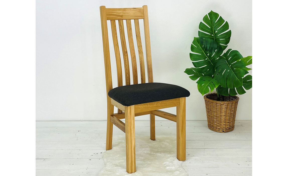 York Oak Dining Chair Collection - York Solid Oak Cambridge Dining Chair