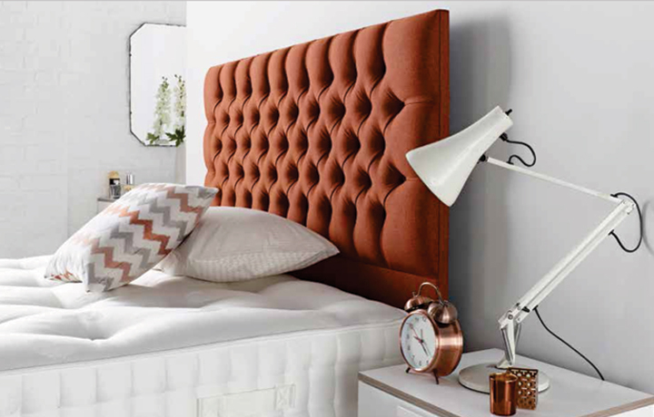 6ft Super King Size Headboards - 6ft Chesterfield Floor Standing Headboard
