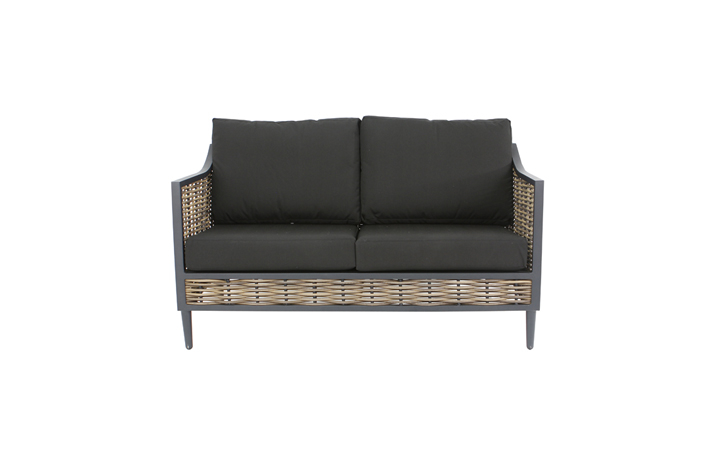 Daro - Langley Outdoor Collection - Langley Lounging Sofa - Black