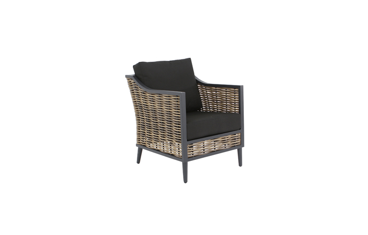 Daro - Langley Outdoor Collection - Langley Lounging Chair - Black