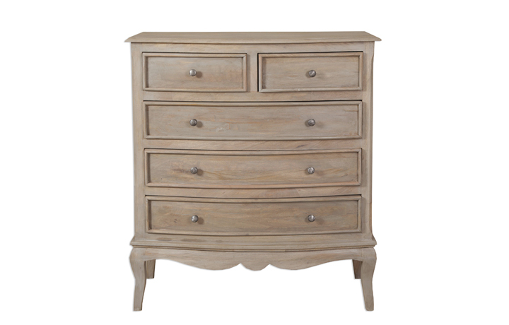 Chest Of Drawers - Montpellier Solid Mango 2 Over 3 Chest