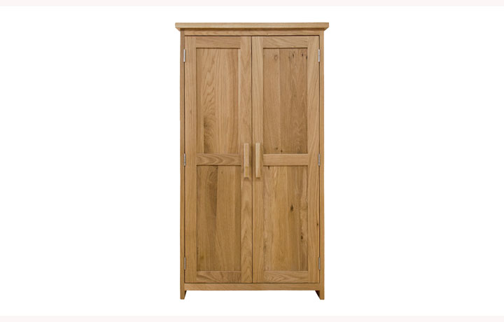 Display Cabinets - Toulouse Solid Oak CD/DVD Storage Cupboard