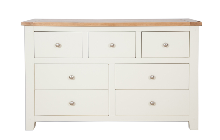 Chelsworth Ivory Painted Collection - Chelsworth Ivory Painted 7 Drawer Wide Chest