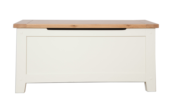 Blanket Boxes - Chelsworth Ivory Painted Blanket Box